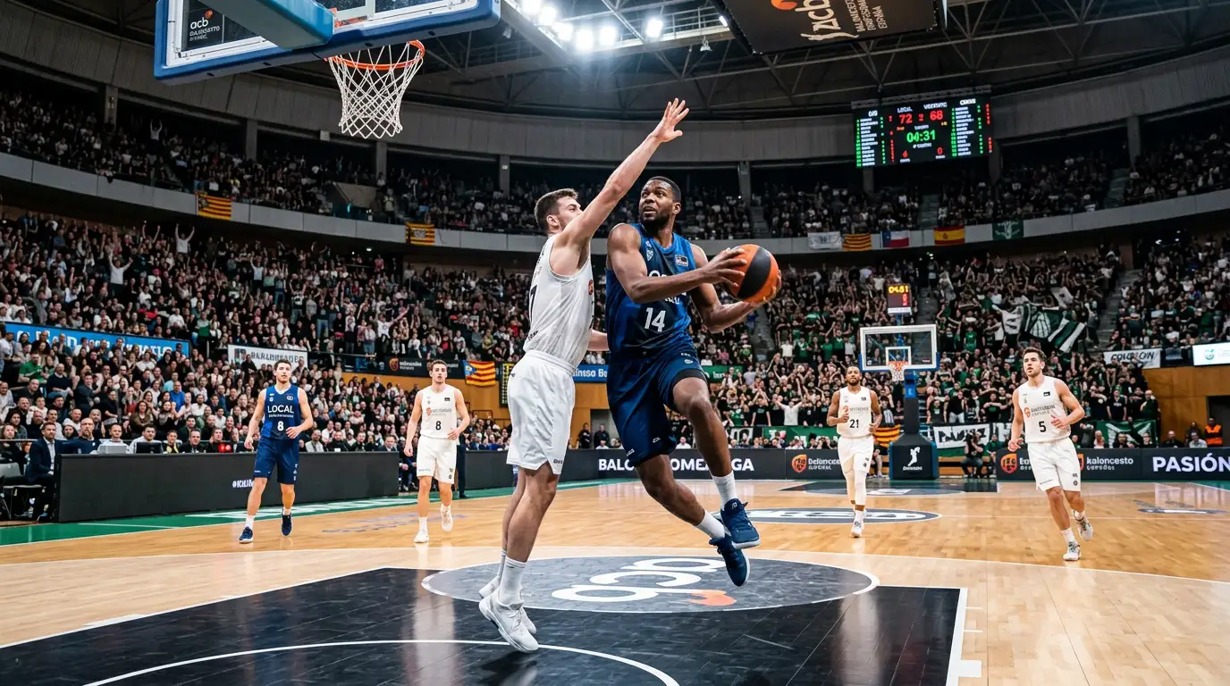 Estrategias de apuestas en vivo durante un partido de la Liga ACB