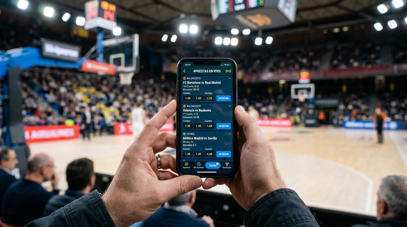 Apostar en la Liga Endesa ACB desde el móvil con apps de apuestas deportivas