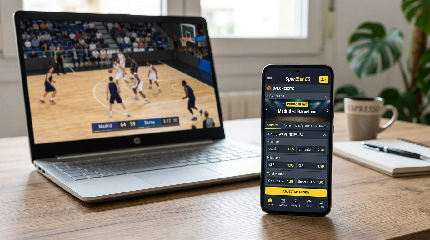 Operadores legales con licencia DGOJ para apuestas de baloncesto ACB en España
